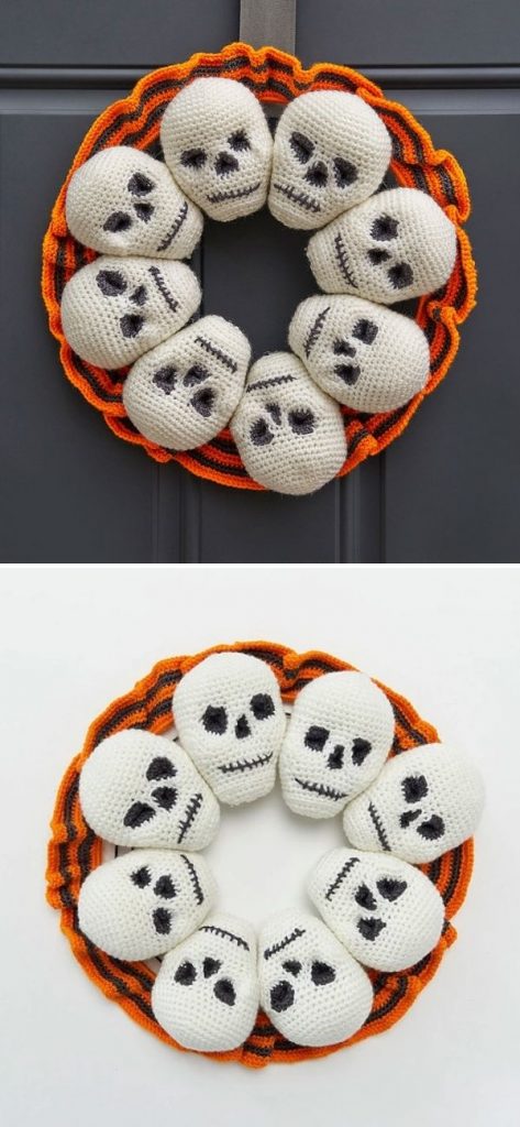 skull wreath