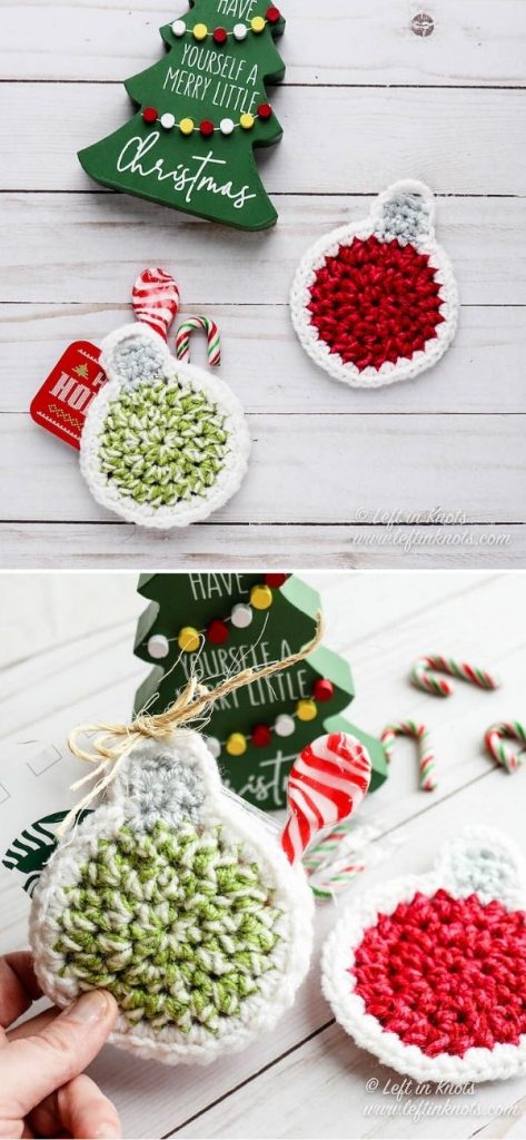 Holly Jolly Christmas Ornament Gift Card Holder