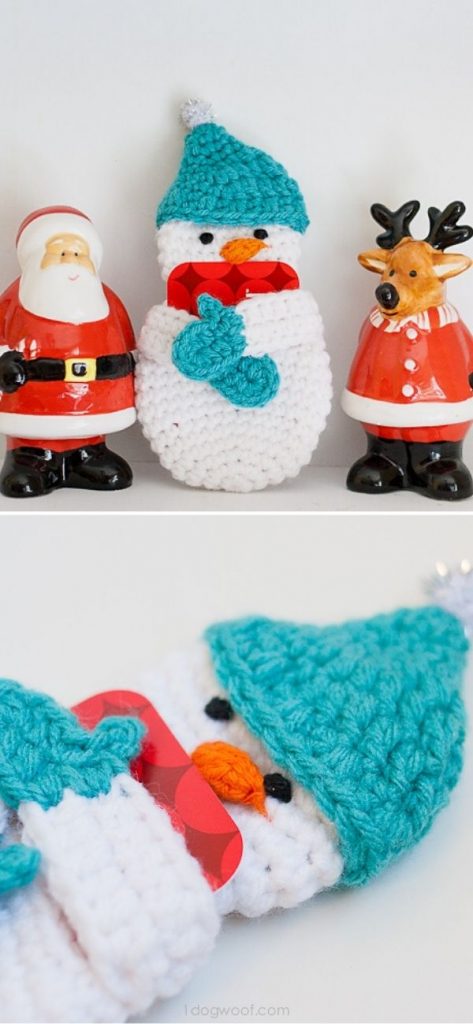 Snowman Gift Card Holder