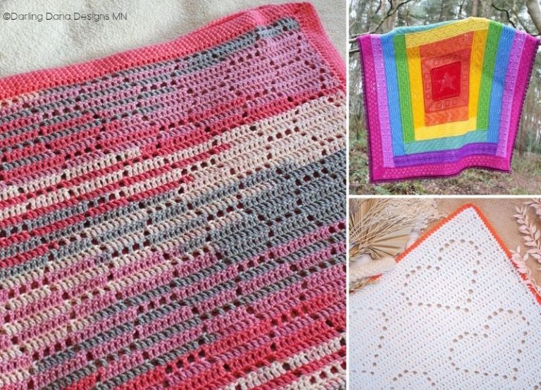 Beautiful Filet Stitch Blanket Ideas - Pattern Center