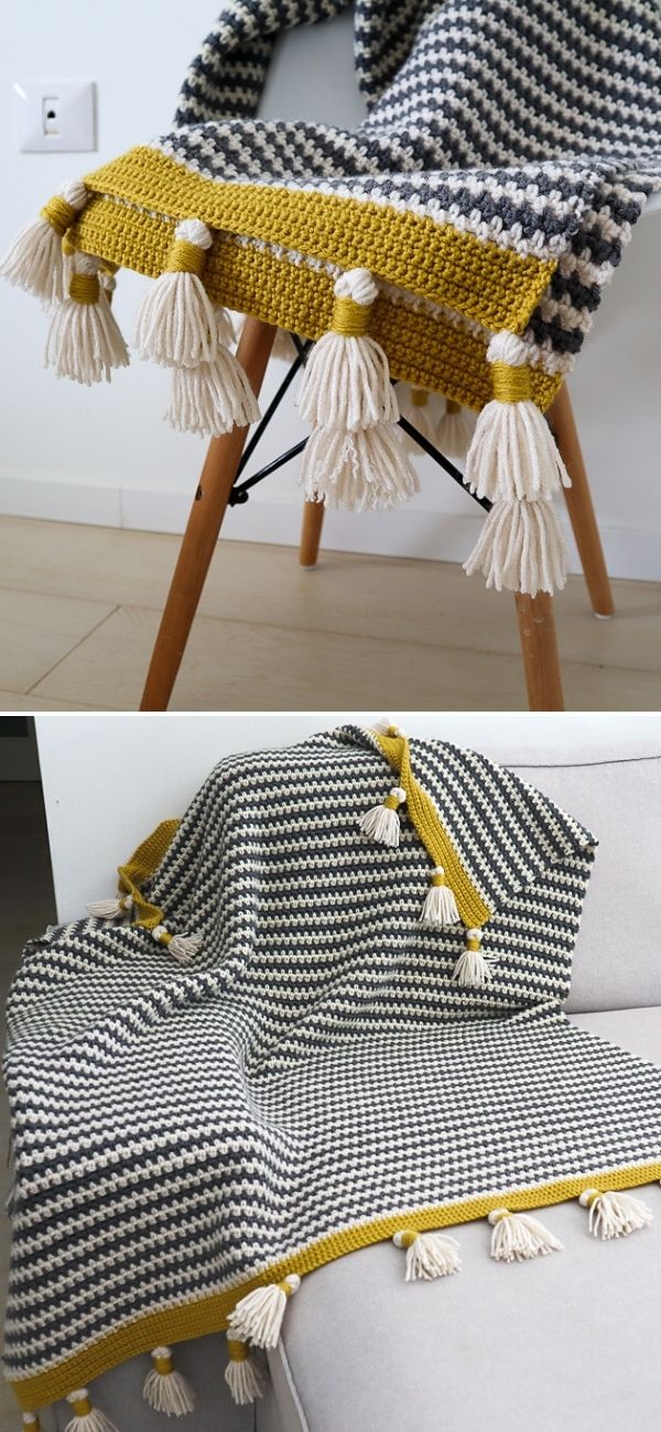 The Boho Stripes Blanket