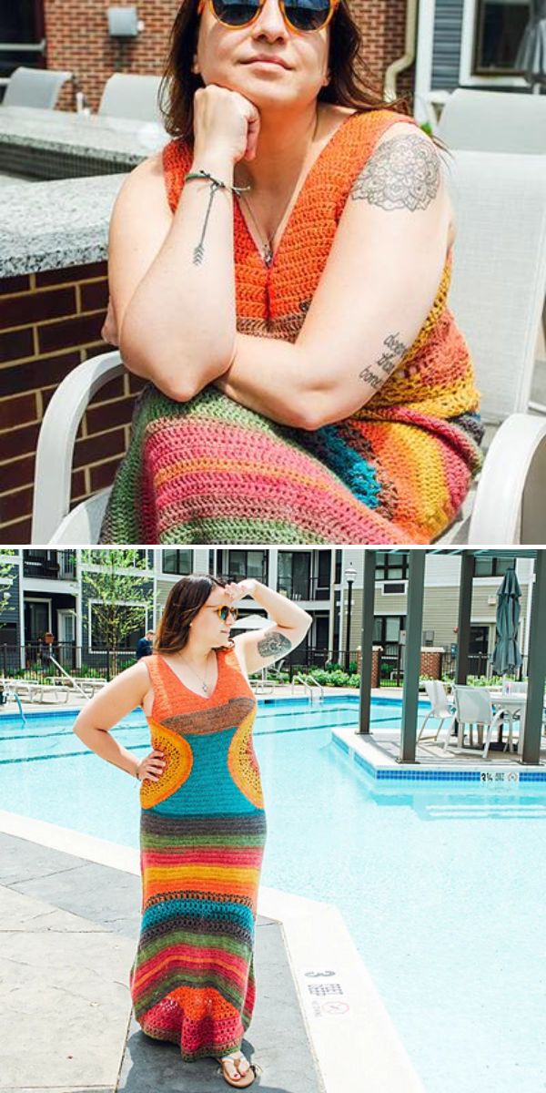 Beautiful Comfy Crochet Dresses - Pattern Center