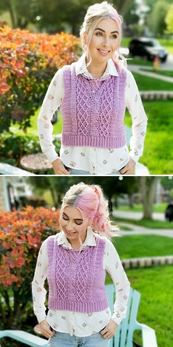 Alice Cabled Vest