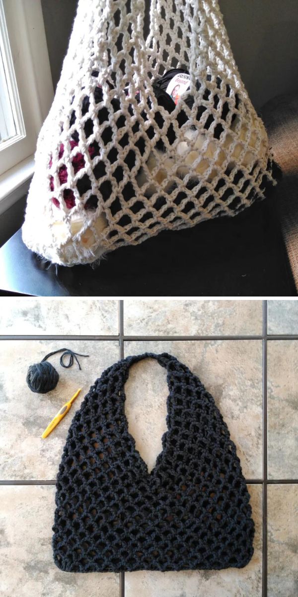 Versatile Light Crochet Bento Bags Pattern Center