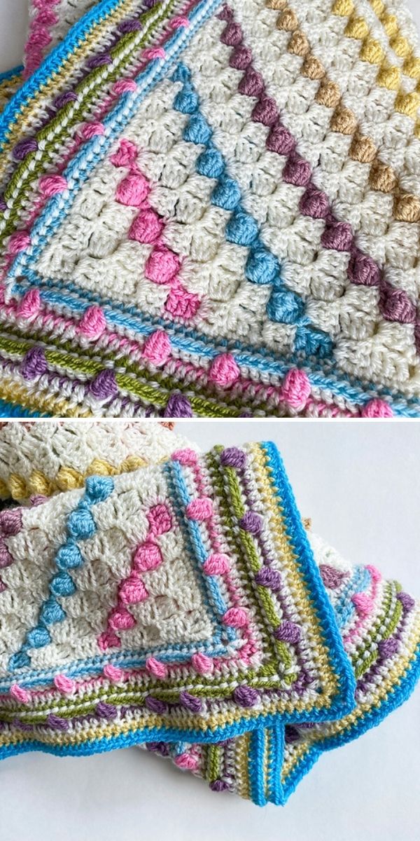 Birthday Sorbet Baby Blanket