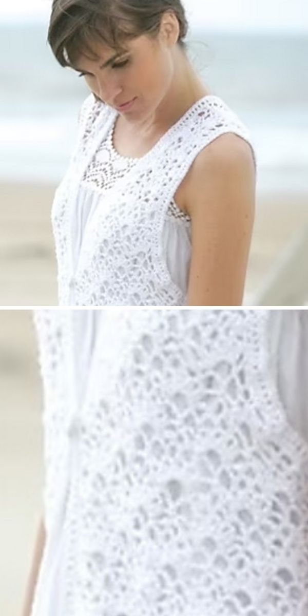 Jovana Gilet Crochet Vest