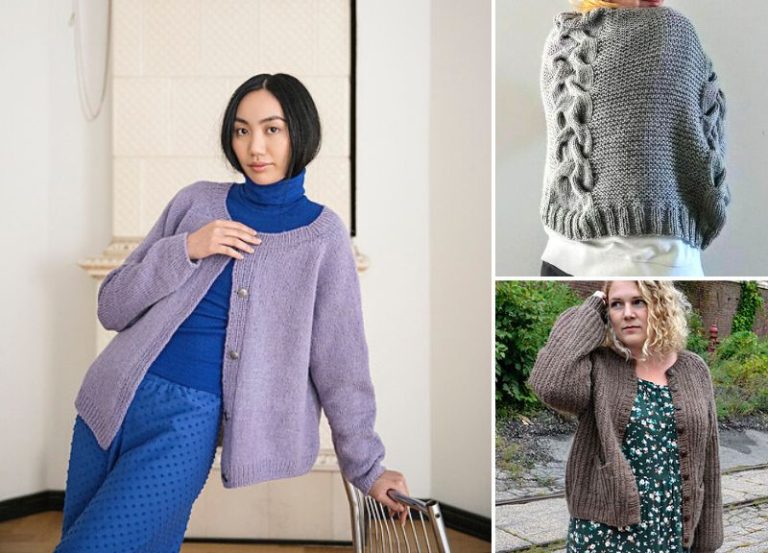 28 Best Knitted Cardigan Patterns to Try in Spring 2025