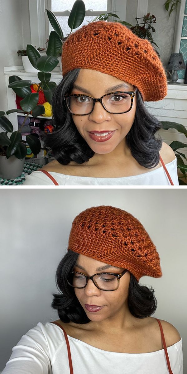 24 Parisian Style Crochet Beret Patterns display picture 1