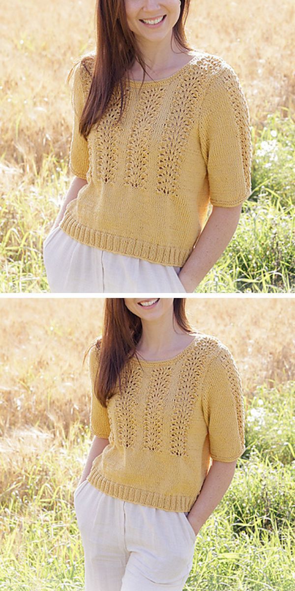 Roadmap Pattern Soft Knit Top