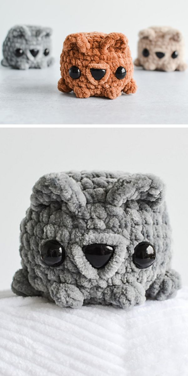 mini crochet bear amigurumi