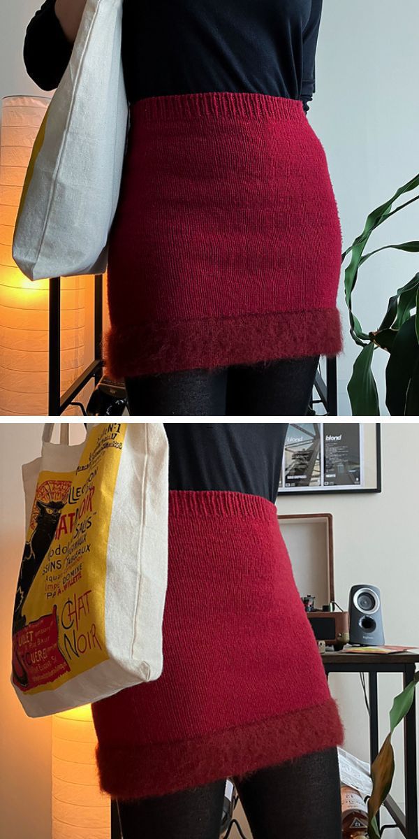 19 Stylish Knitted Skirt Patterns For Chic Summer Outfits In 2025 8f3b6e3b Cherry Fuzz Skirt