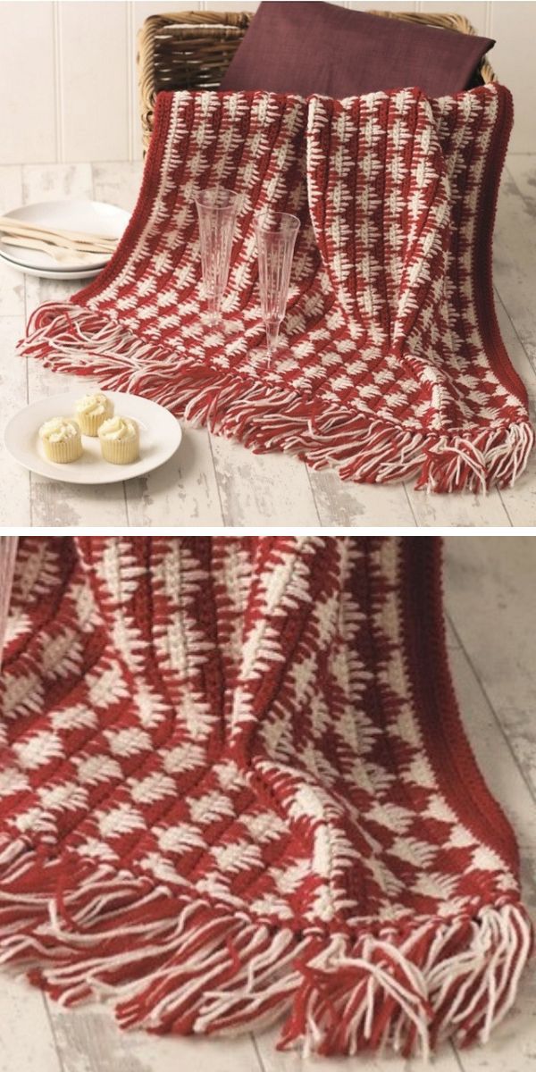 a crochet spike stitch rug