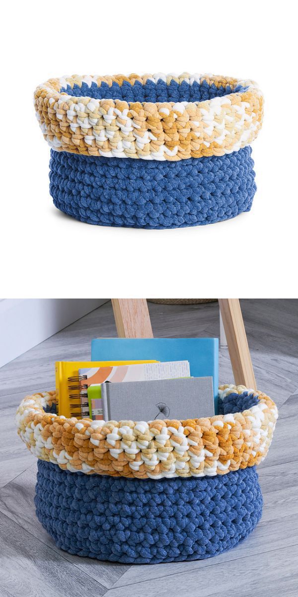 Crochet Containers Crochet Baskets Perfect For Storage - Pattern Center