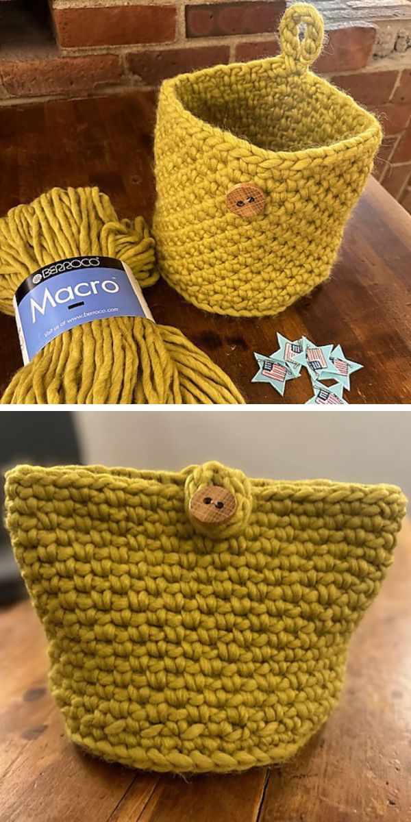 Crochet Containers Crochet Baskets Perfect For Storage - Pattern Center
