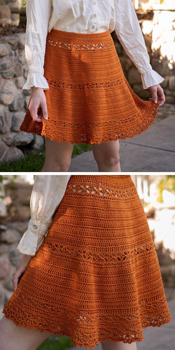 'Crochet' skirt Skirts