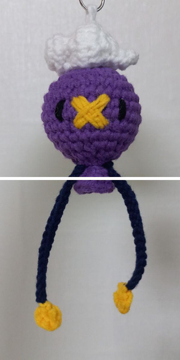adorable amigurumi crochet keychain