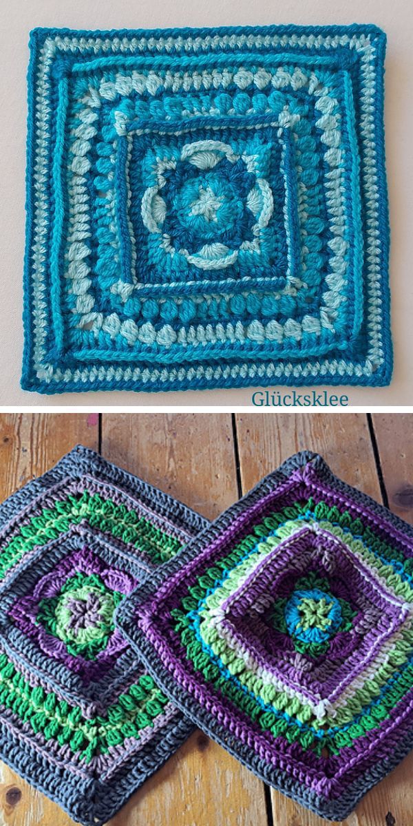 stunning crochet flower squares