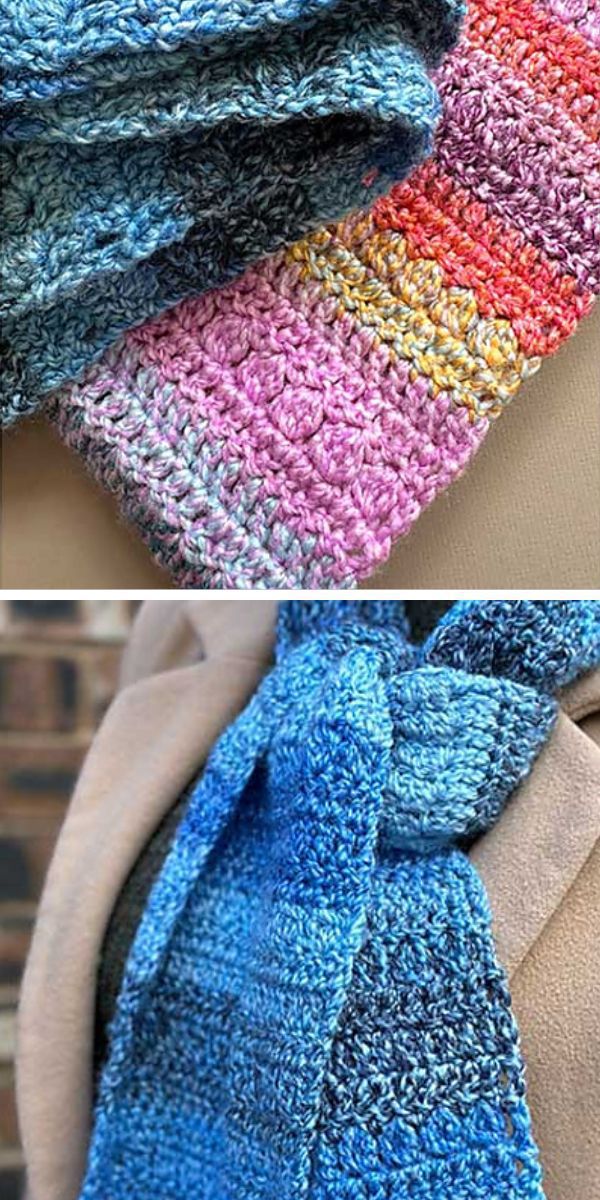 colorful crochet wraps