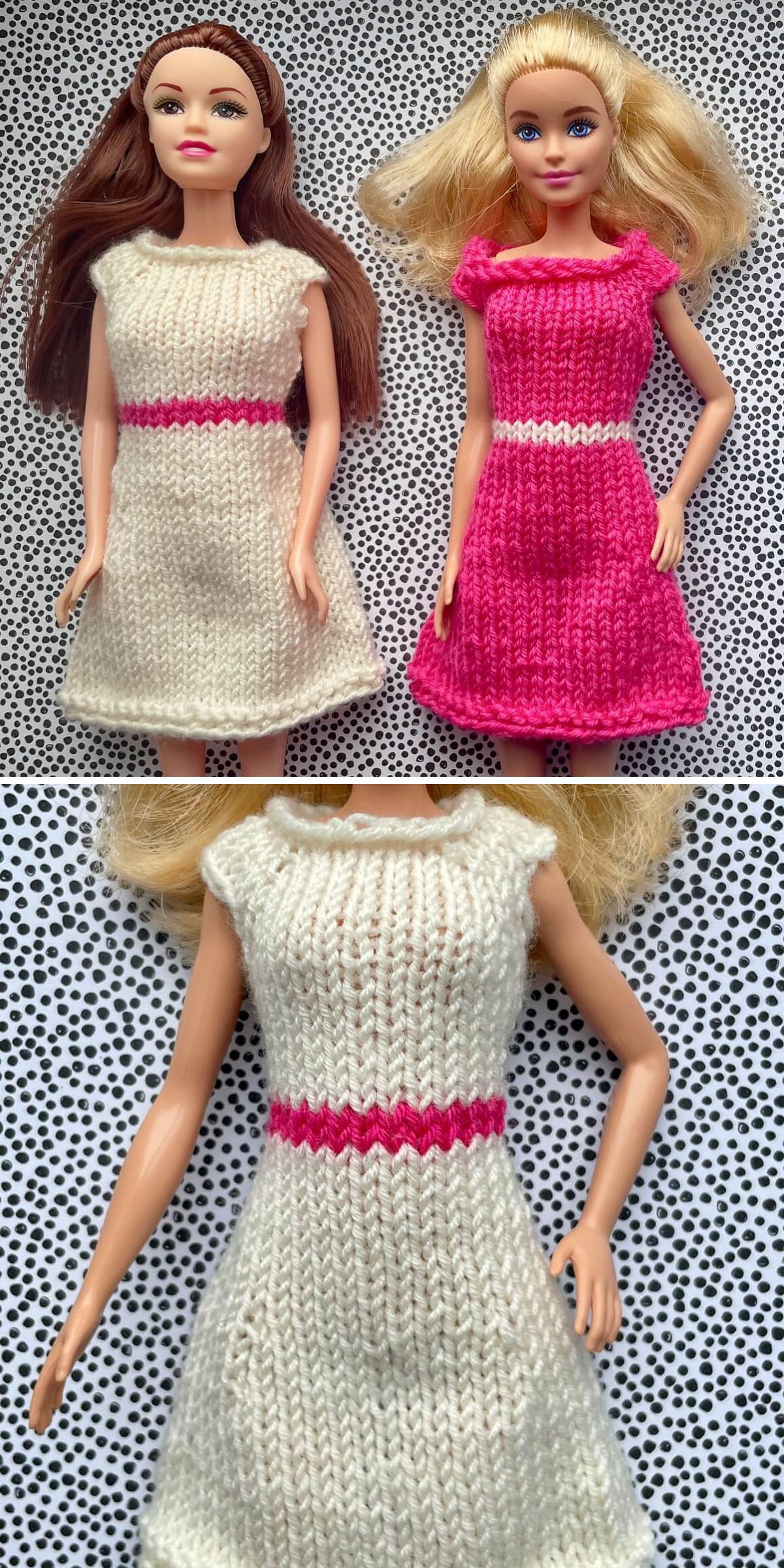 28 Easy and Free Knitting Patterns for Dolls Clothes