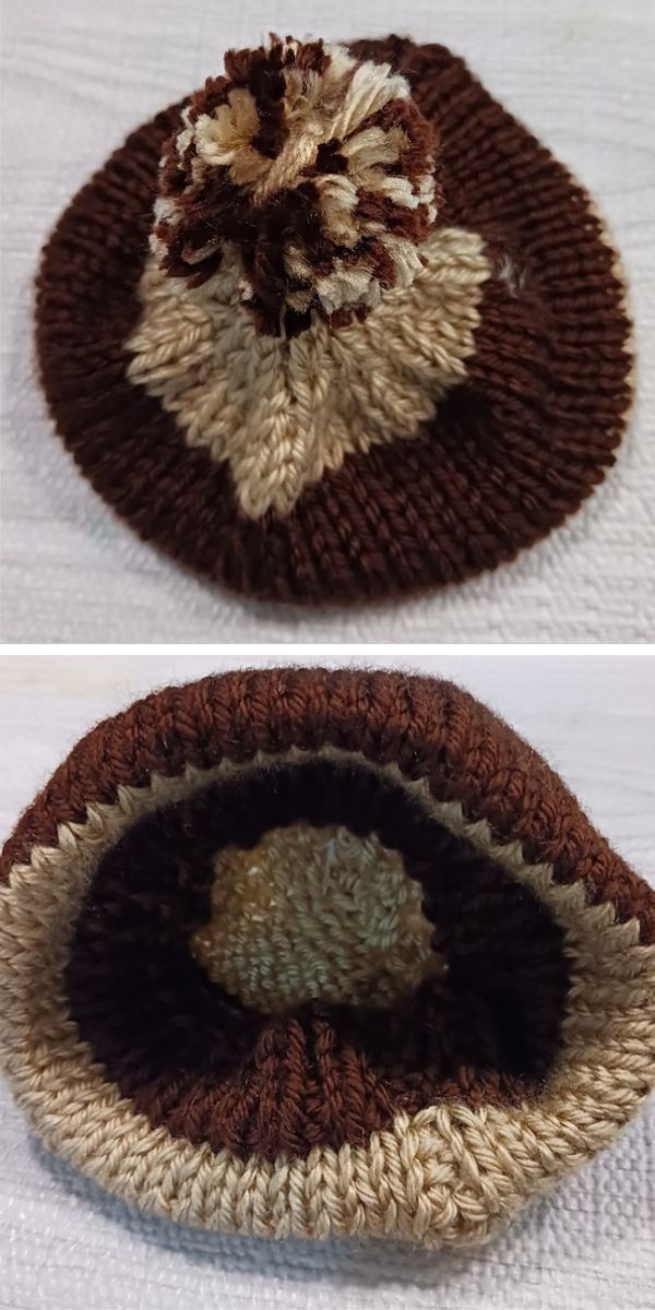 an adorable baby knitted hat 