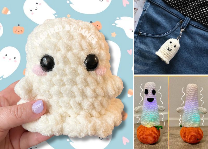 26 Sweet Crochet Ghost Patterns — Halloween Amigurumi Ideas