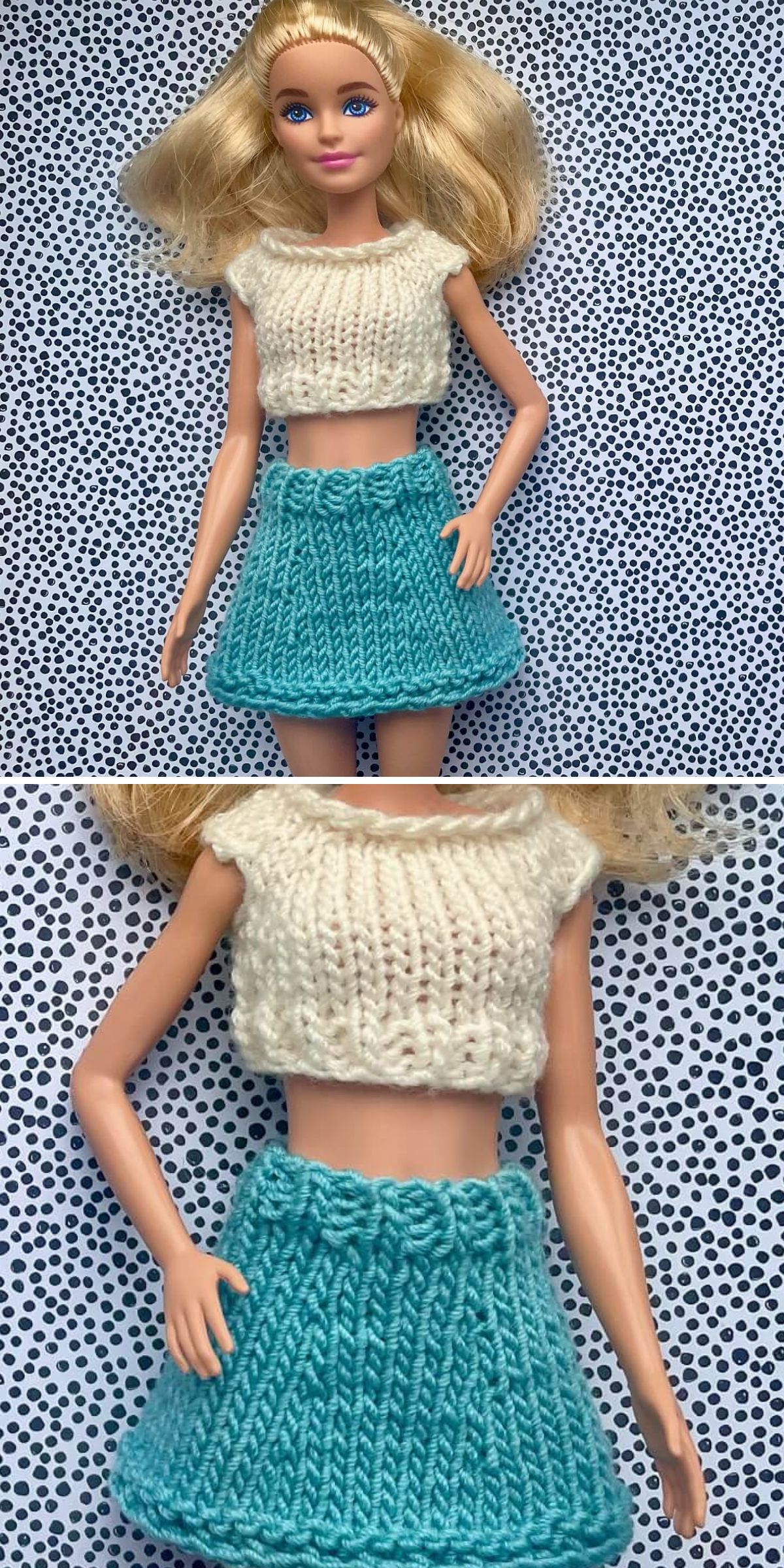 28 Easy and Free Knitting Patterns for Dolls Clothes