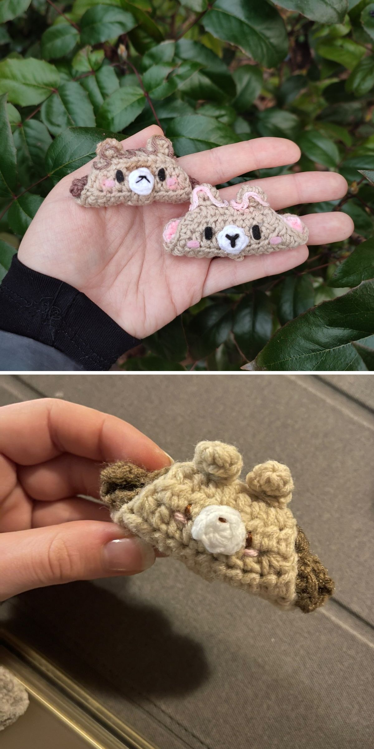 crochet croissant bears