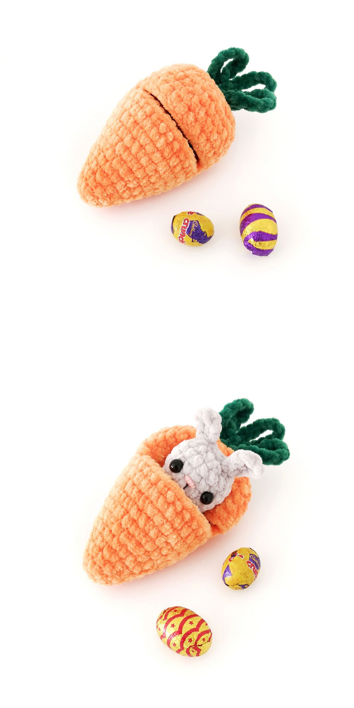 a carrot-shaped bag