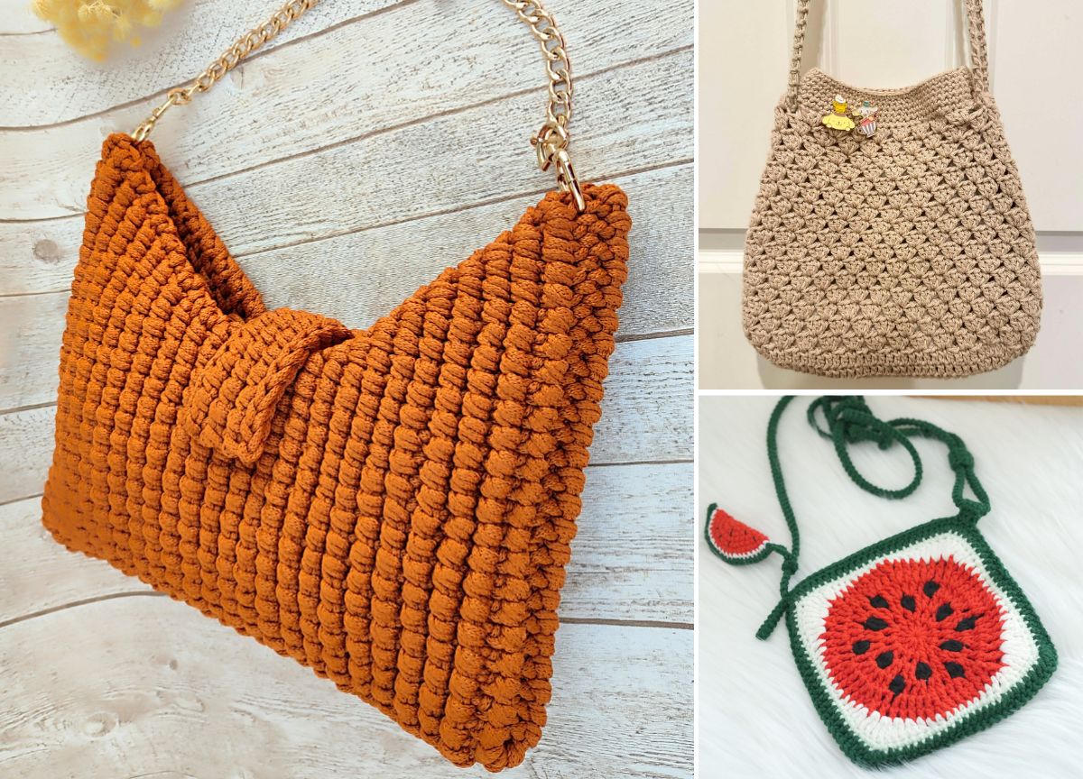 24 Free Crochet Crossbody Bag Patterns for a Trendy DIY Look