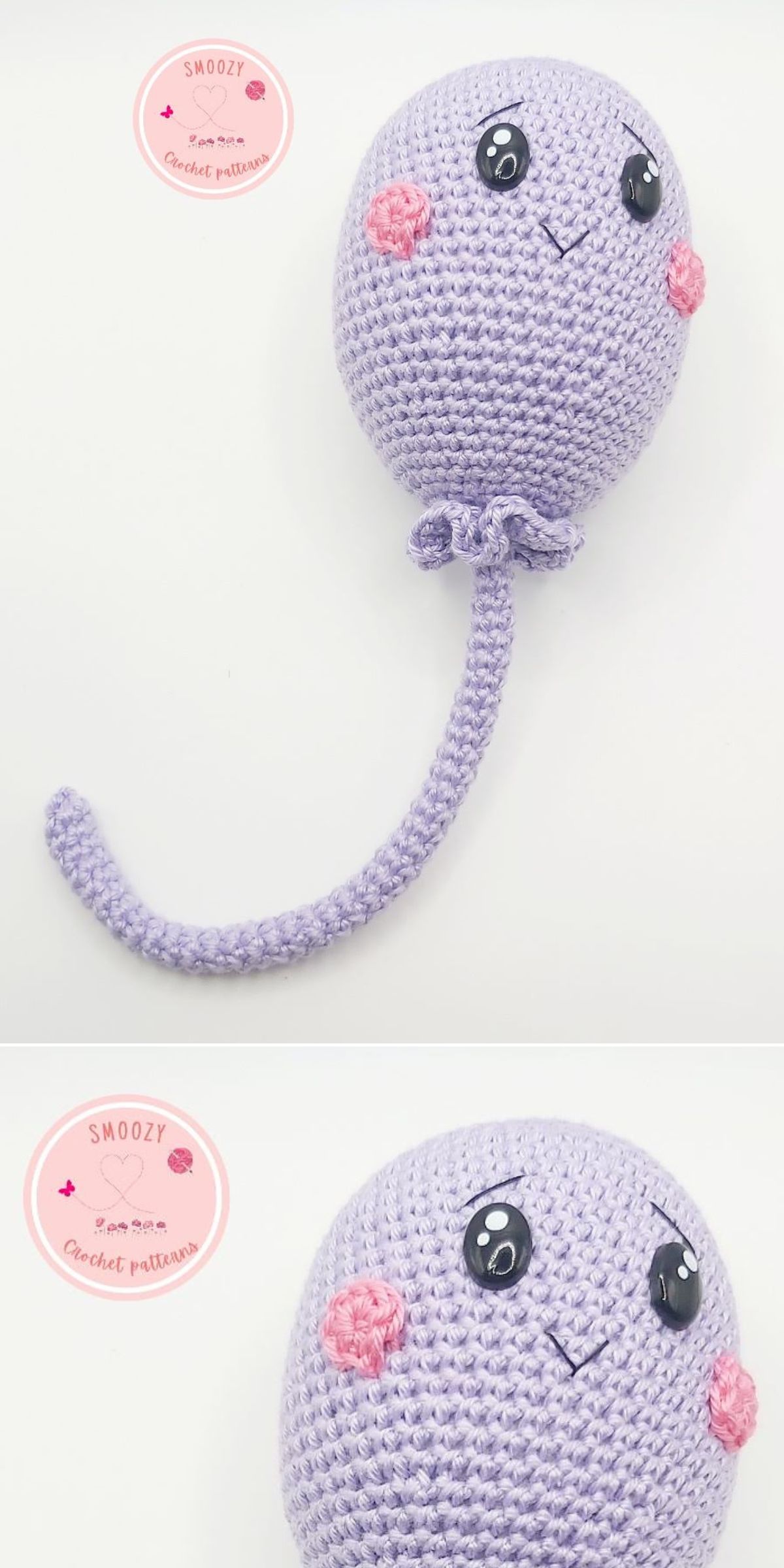 a crocheted balloon toy 