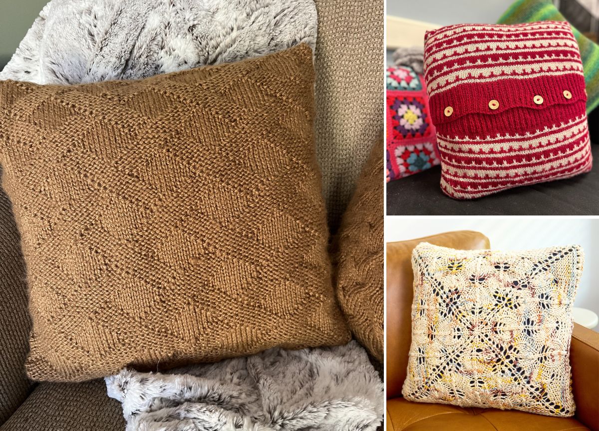 20 Free Knitting Patterns for Pillows – Stylish, Cozy, DIY-Friendly