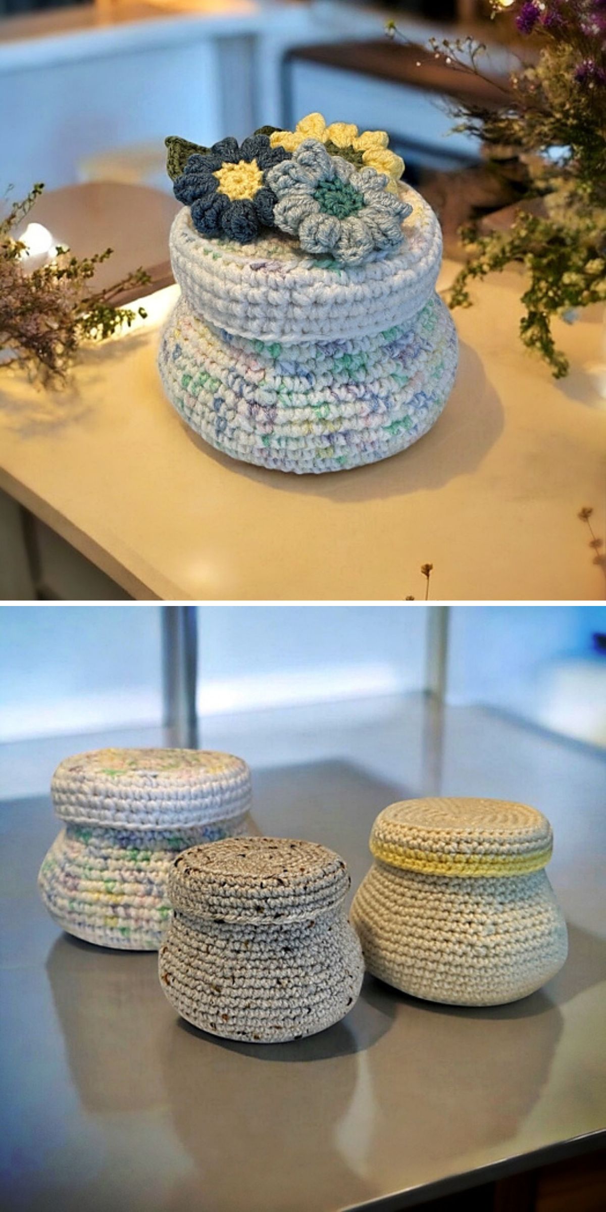 Crochet Containers 26 Free Crochet Storage Patterns for Baskets, Trays & Organizers