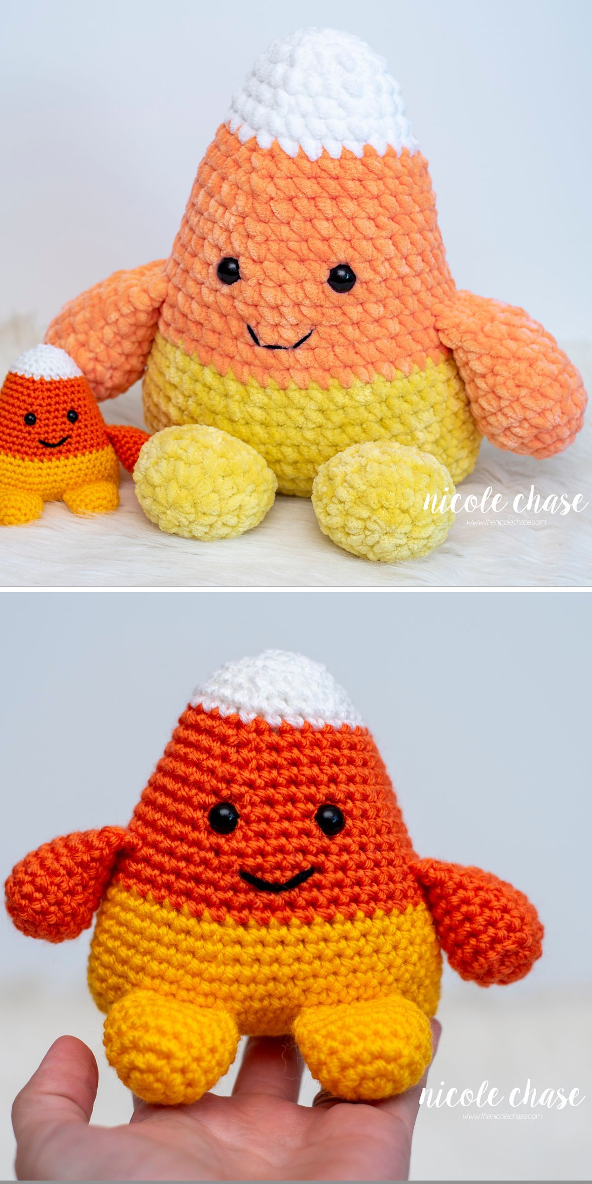10 Easy and Free Candy Corn Crochet Patterns for Halloween