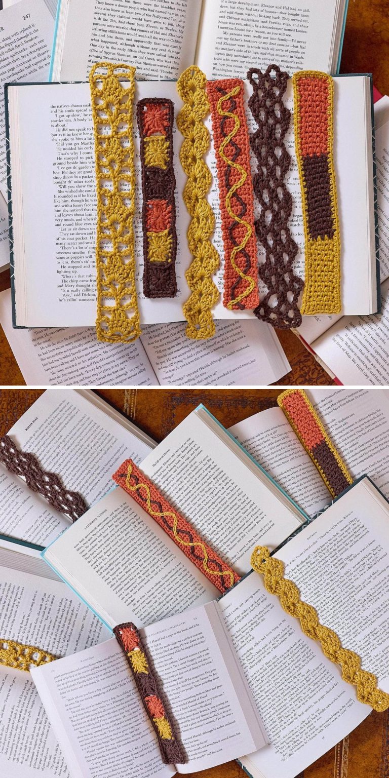 18 Free Crochet Patterns for Bookmarks That Make Lovely Gifts