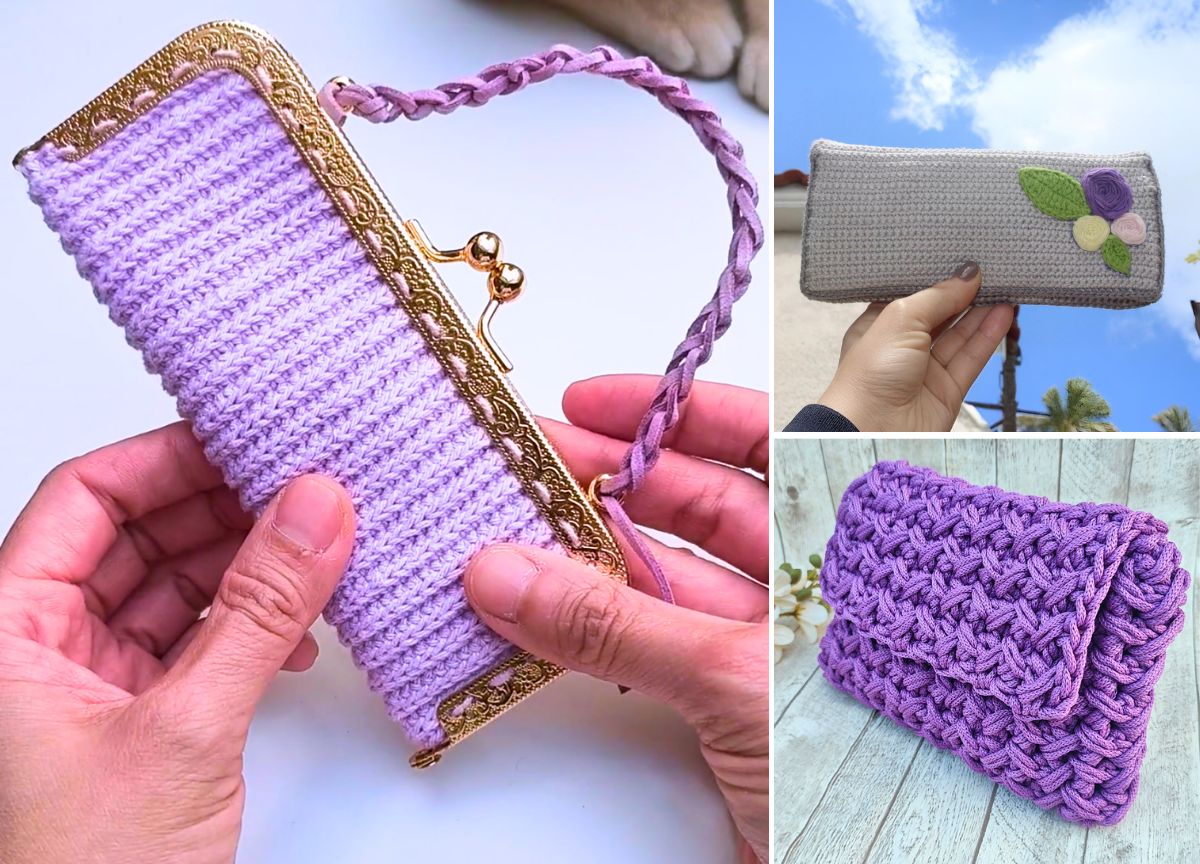 23 Free Crochet Clutch Patterns You Won’t Believe Are Handmade