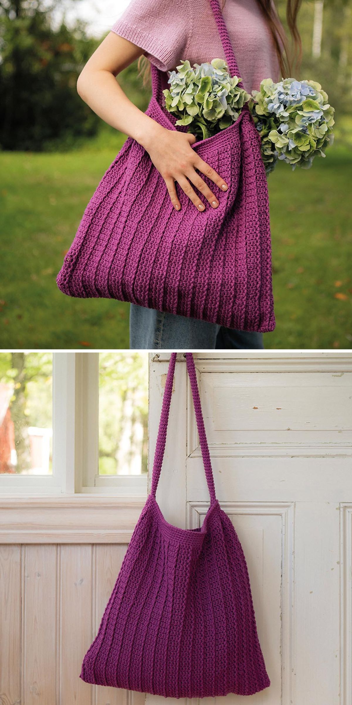 26 Free Crochet Tote Bag Patterns for Work, Market & Beach