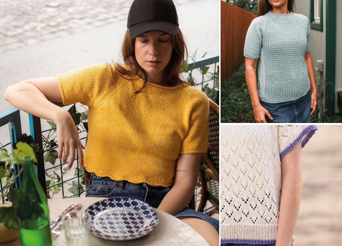 24 Free Knit Tee Patterns for Breezy Spring and Summer Style