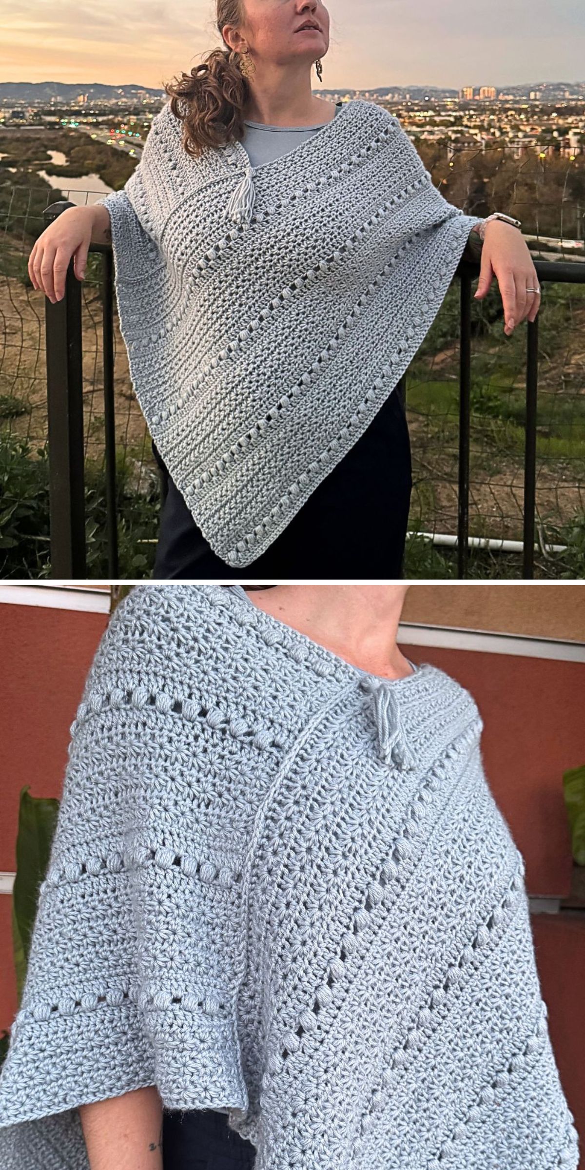 18 Free Crochet Poncho Patterns with Beautiful Texture