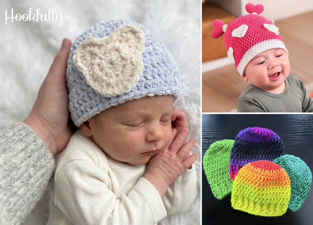 Crochet Baby Hat Patterns from Bonnets to Beanies