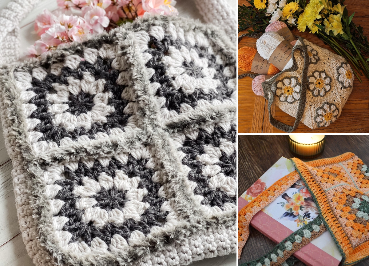 Free Granny Square Bag Patterns That Turn Scraps into Style