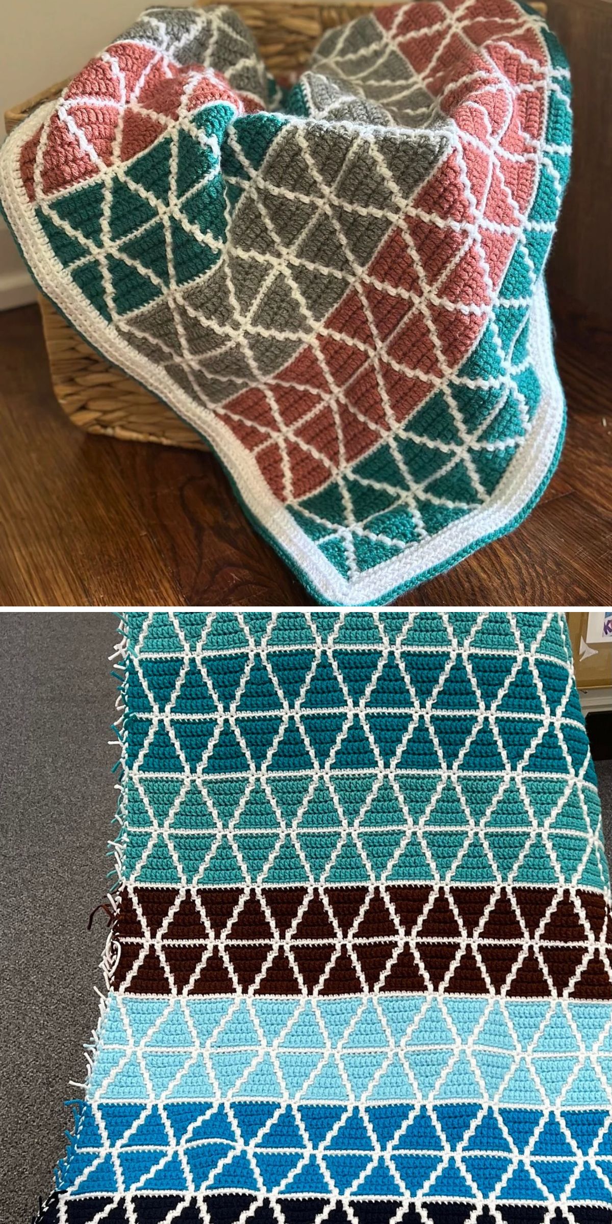 Free Mosaic Crochet Blanket Patterns with Hypnotic Designs